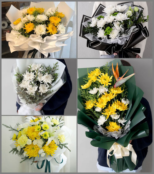 广东江门市鹤山市龙口镇霄南村白事花束代送